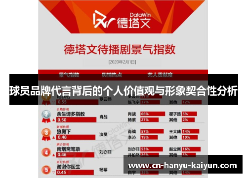 球员品牌代言背后的个人价值观与形象契合性分析